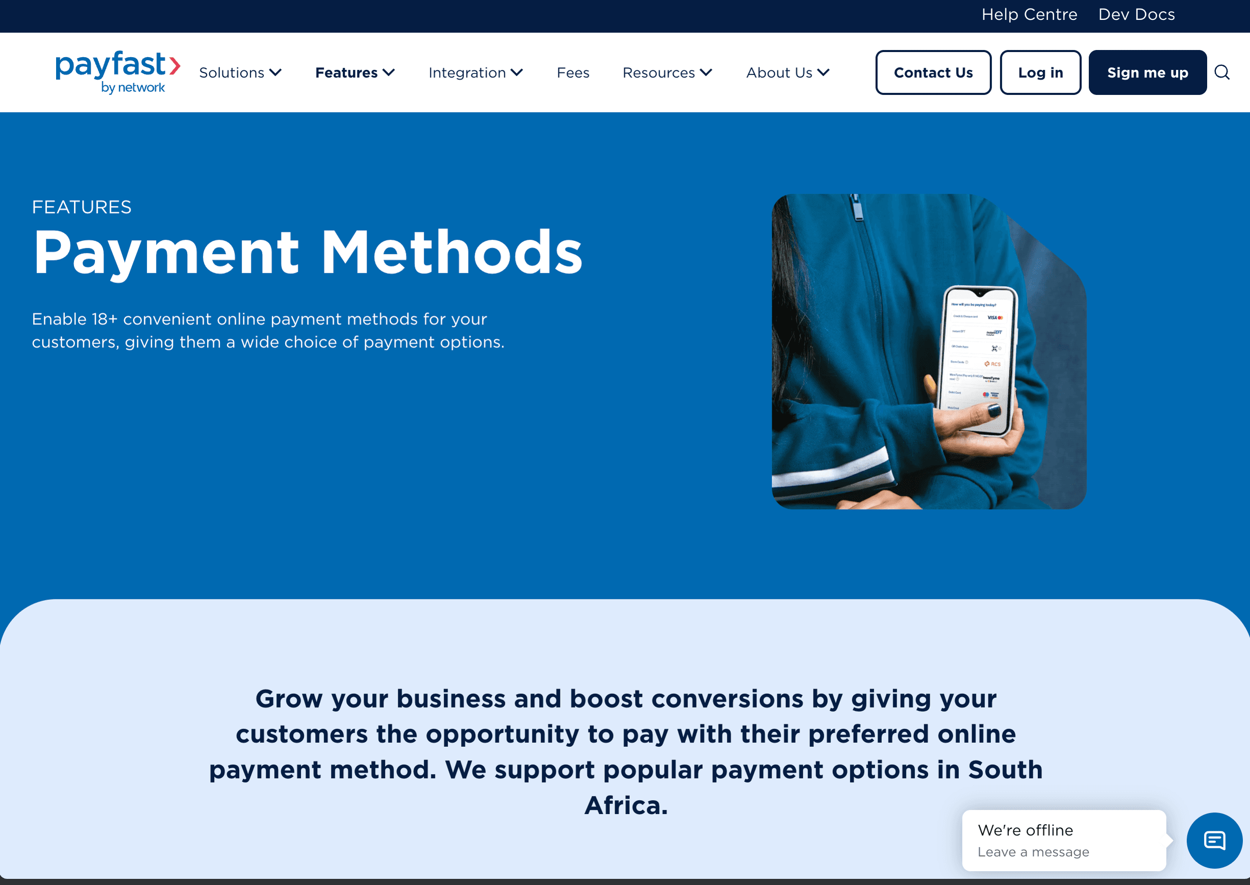 Live public PayFast website
